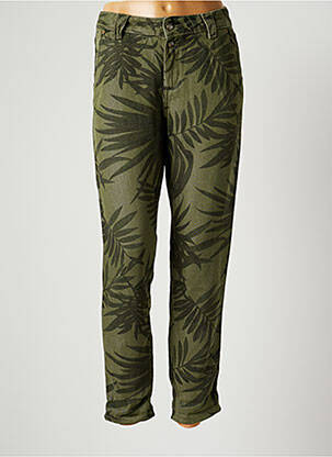 Pantalon droit vert TEDDY SMITH pour femme