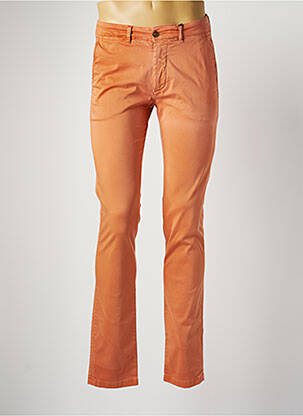 Pantalon chino orange BRIGHTON pour homme