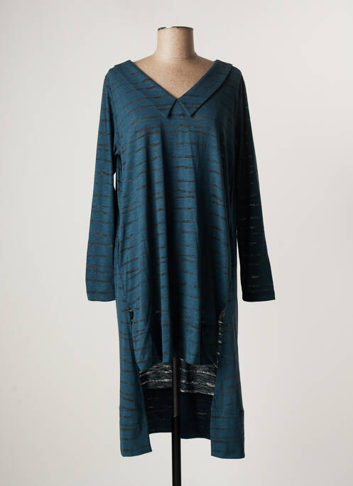 Robe mi-longue bleu GERSHON BRAM pour femme
