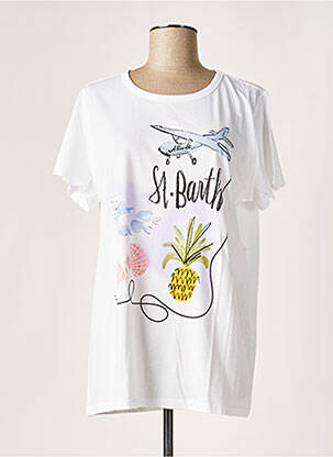 T-shirt blanc ALLUDE pour femme