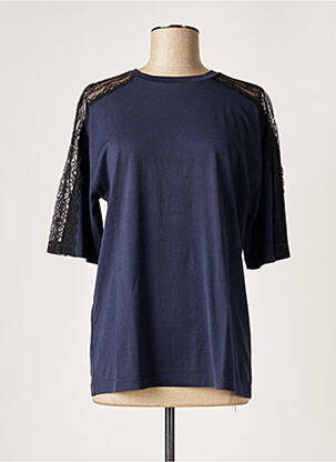 T-shirt bleu LIVIANA CONTI pour femme