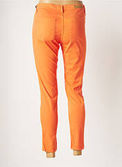 Pantalon 7/8 orange DENIM STUDIO pour femme seconde vue