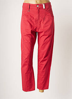 Pantalon droit rouge HIGH pour femme