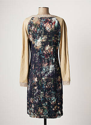Robe mi-longue beige QUATTRO femme