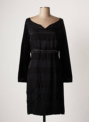 Robe mi-longue noir QUATTRO femme