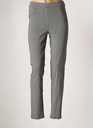 Pantalon slim taille élastique taille haute gris QUATTRO femme
