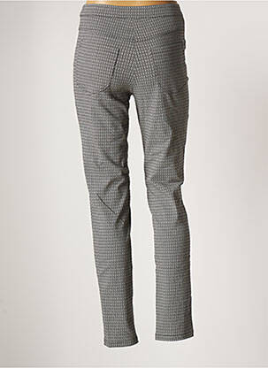 Pantalon slim taille haute taille haute gris QUATTRO femme