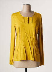T-shirt jaune QUATTRO pour femme seconde vue
