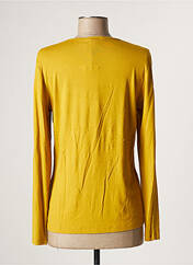 T-shirt jaune QUATTRO pour femme seconde vue