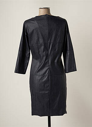 Robe mi-longue manches longues manches longues bleu POUSSIERE D'ETOLE femme