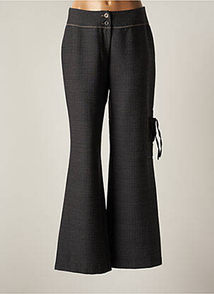 Pantalon droit taille haute taille haute gris COCO MENTHE femme