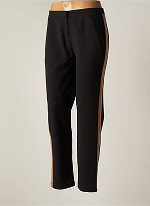 Pantalon slim taille normale taille normale noir POUSSIERE D'ETOLE femme