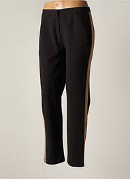 Pantalon slim taille normale taille normale noir POUSSIERE D'ETOLE femme