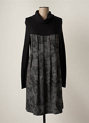 Robe pull noir POUSSIERE D'ETOILE pour femme