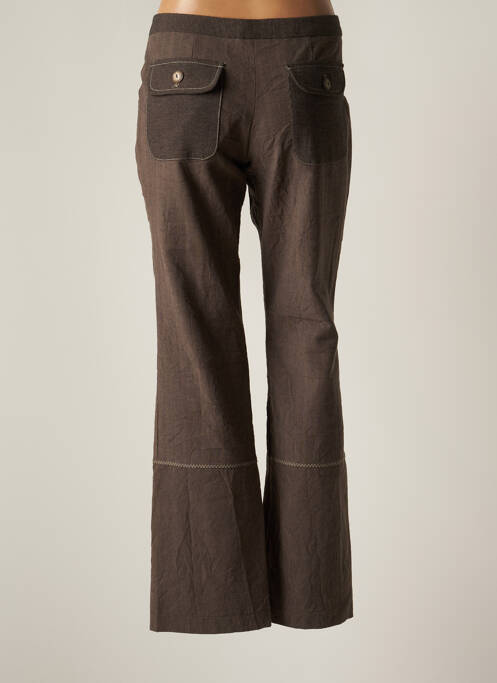 Pantalon droit marron COCO MENTHE pour femme