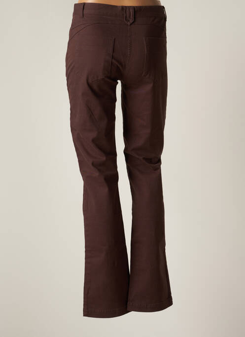 Pantalon droit marron LE PETIT BAIGNEUR femme