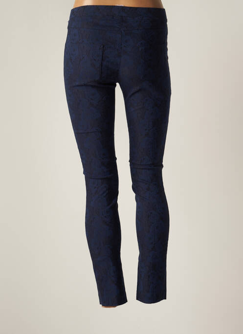 Pantalon slim bleu POUSSIERE D'ETOILE pour femme