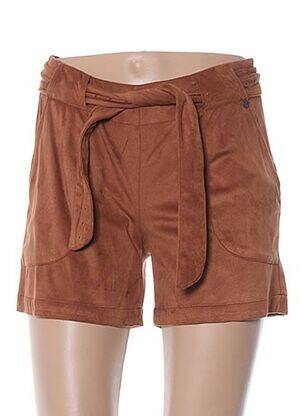 Short coupe droite marron MADO ET LES AUTRES femme