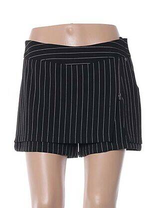 Short coupe droite taille basse noir MADO ET LES AUTRES femme