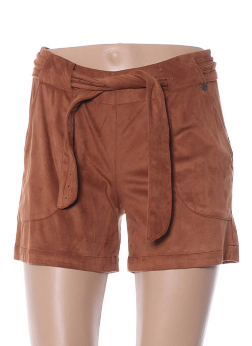 Short coupe droite marron MADO ET LES AUTRES femme