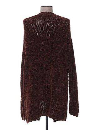 Gilet manches longues coupe cintrée marron MADO ET LES AUTRES femme