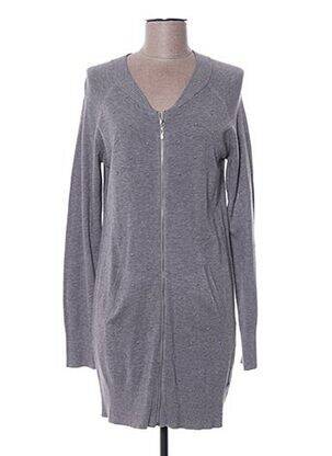 Gilet manches longues coupe cintrée gris MADO ET LES AUTRES femme