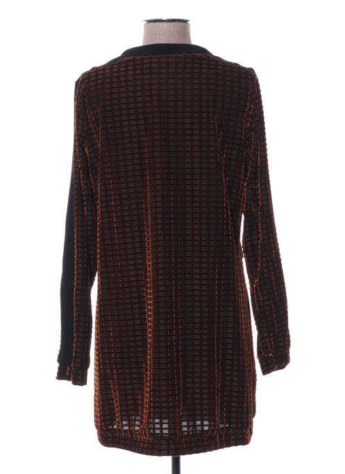 Gilet manches longues coupe cintrée marron MADO ET LES AUTRES femme