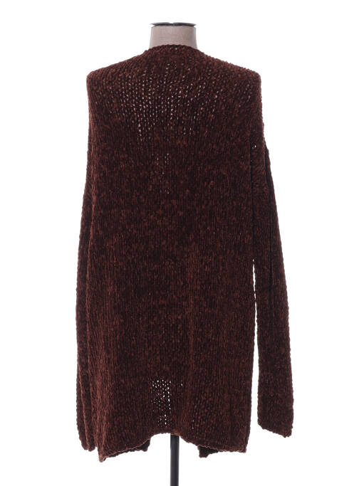 Gilet manches longues marron MADO ET LES AUTRES pour femme