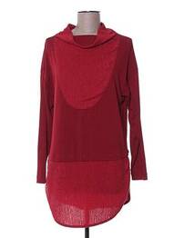 Tunique manches longues manches longues rouge MADO ET LES AUTRES femme