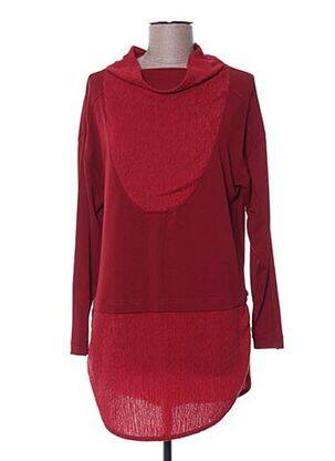 Tunique manches longues manches longues rouge MADO ET LES AUTRES femme