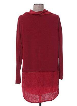 Tunique manches longues manches longues rouge MADO ET LES AUTRES femme
