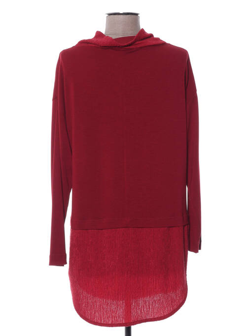 Tunique manches longues rouge MADO ET LES AUTRES pour femme