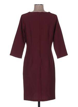 Robe mi-longue manches 3/4 manches 3/4 rouge MADO ET LES AUTRES femme