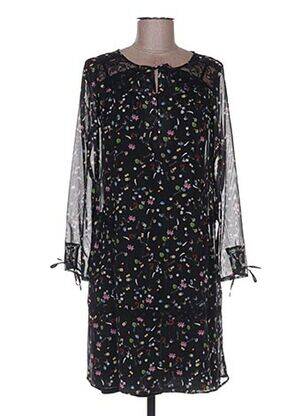 Robe courte manches longues manches longues noir MADO ET LES AUTRES femme
