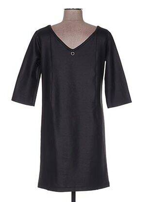 Robe courte manches 3/4 manches 3/4 noir MADO ET LES AUTRES femme