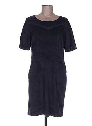 Robe courte fermeture zippée au dos manches courtes bleu MADO ET LES AUTRES femme