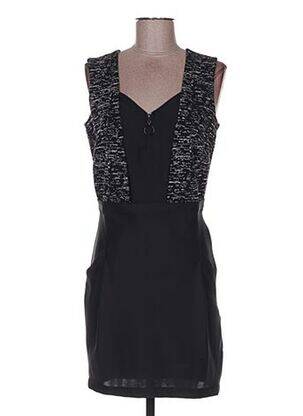 Robe mi-longue sans manche sans manche noir MADO ET LES AUTRES femme
