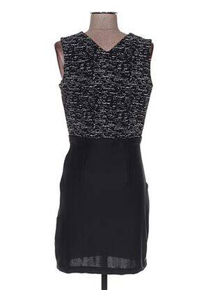 Robe mi-longue sans manche sans manche noir MADO ET LES AUTRES femme