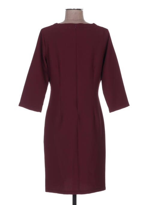 Robe mi-longue manches 3/4 manches 3/4 rouge MADO ET LES AUTRES femme