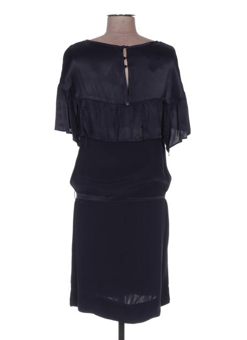 Robe mi-longue manches courtes manches courtes bleu MADO ET LES AUTRES femme