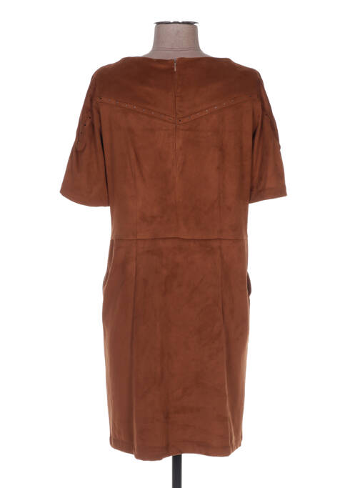 Robe courte marron MADO ET LES AUTRES pour femme