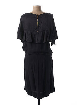Robe mi-longue coupe fluide manches longues bleu MADO ET LES AUTRES femme