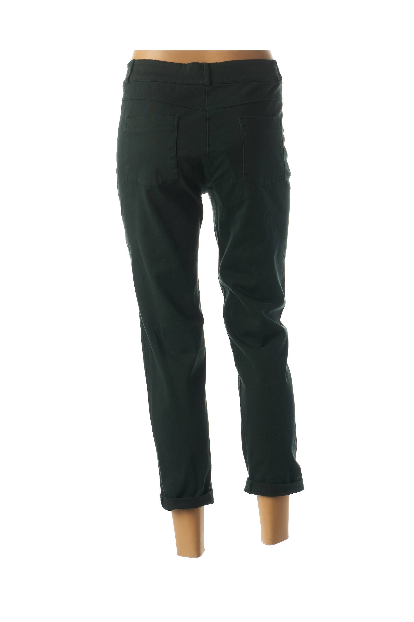 Pantalon 7/8 stretch taille basse vert MADO'S SISTER femme