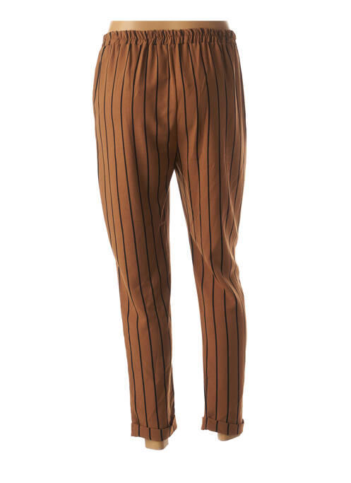 Pantalon 7/8 marron MINSK pour femme