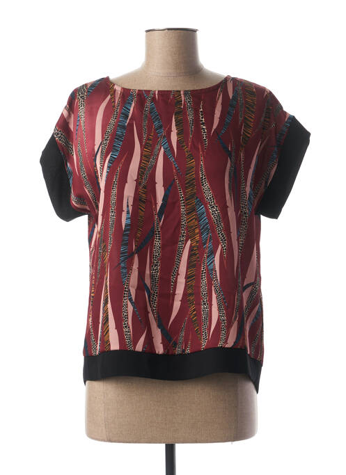 Blouse manches courtes manches courtes rouge MADO'S SISTER femme
