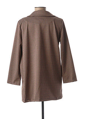 Manteau long coupe cintrée sans capuche marron MADO'S SISTER femme