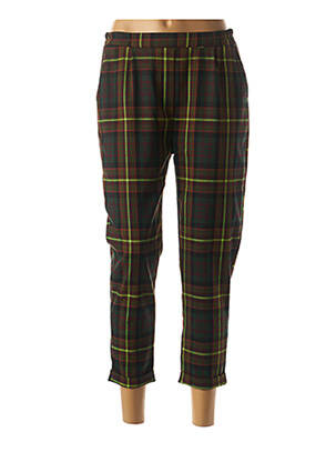 Pantalon 7/8 stretch vert MADO'S SISTER femme