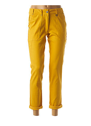 Pantalon 7/8 jaune MADO ET LES AUTRES pour femme