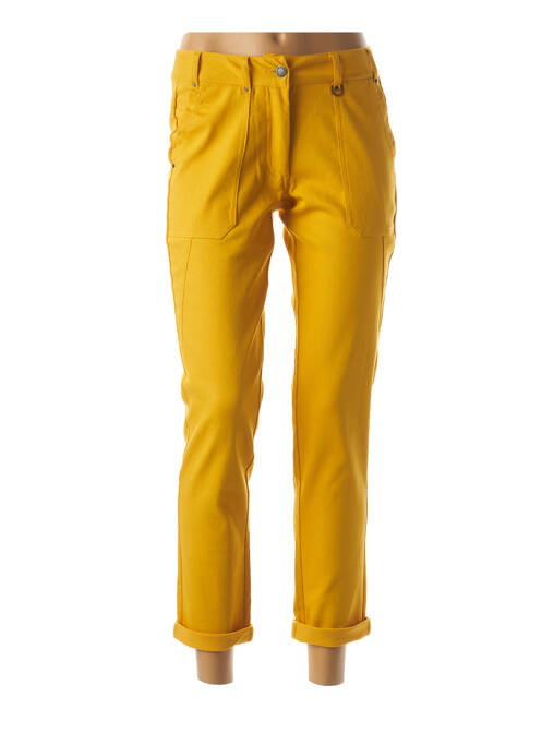 Pantalon 7/8 jaune MADO ET LES AUTRES pour femme