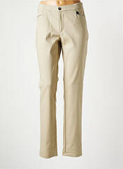 Pantalon droit beige WALTRON pour femme seconde vue
